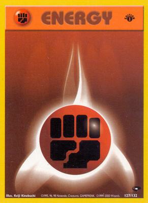 Fighting Energy card from Gym Challenge