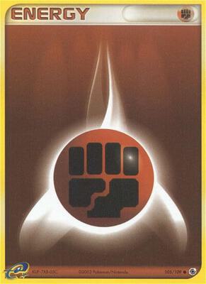 Fighting Energy card from EX Ruby and Sapphire