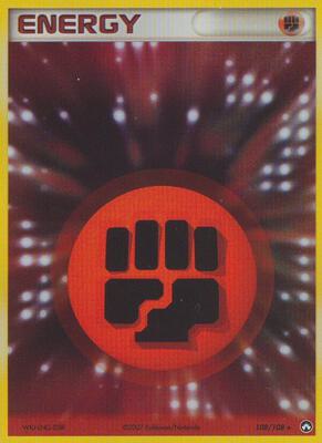 Fighting Energy card from EX Power Keepers