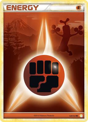 Fighting Energy card from HeartGold SoulSilver