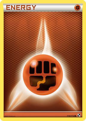 Fighting Energy card from Black and White
