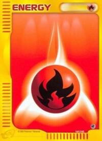 Fire Energy card from Expedition