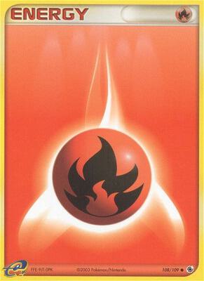 Fire Energy card from EX Ruby and Sapphire