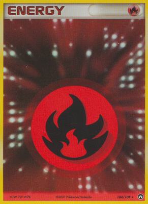 Fire Energy card from EX Power Keepers