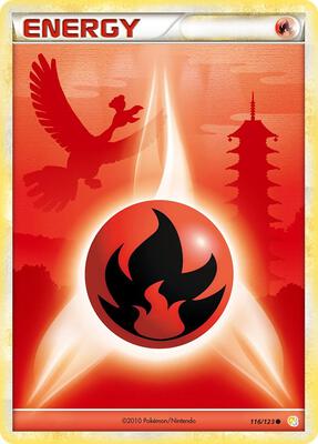 Fire Energy card from HeartGold SoulSilver