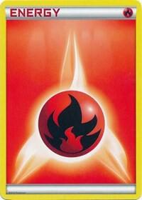 Fire Energy card from Kalos Starter Set