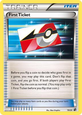 First Ticket card from Dragon Vault