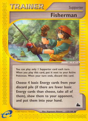 Fisherman card from Skyridge