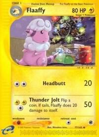 Flaaffy card from Expedition