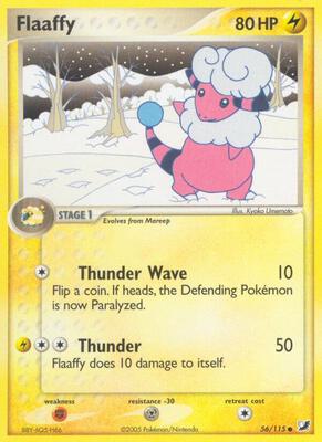 Flaaffy card from EX Unseen Forces