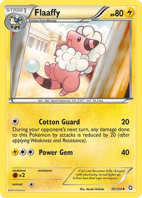 Flaaffy card from Dragons Exalted