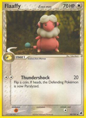 Flaaffy (Delta Species) card from EX Dragon Frontiers