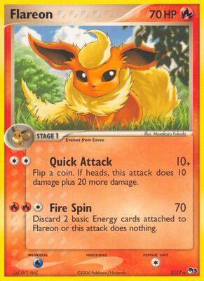Flareon card from POP Series 3