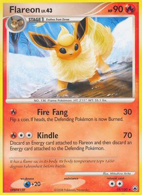 Flareon card from Majestic Dawn