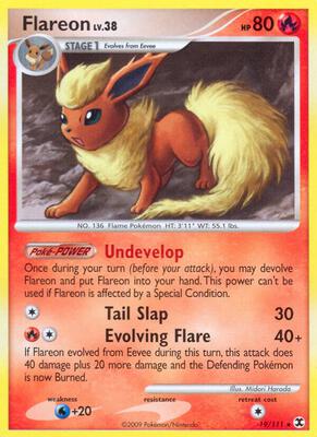 Flareon card from Rising Rivals