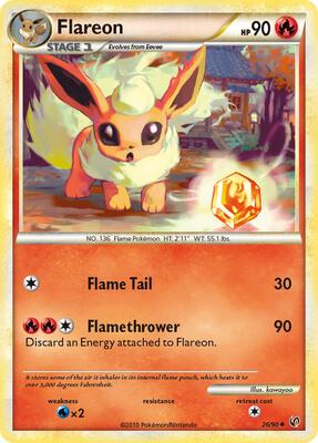 Flareon card from Undaunted
