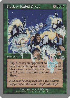 Flock of Rabid Sheep card from Unglued