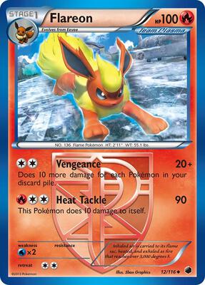 Flareon (Team Plasma) card from Plasma Freeze