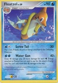 Floatzel card from DP Trainer Kit: Manaphy & Lucario