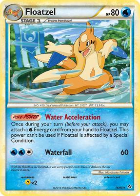 Floatzel card from Unleashed