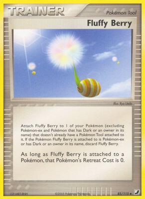 Fluffy Berry card from EX Unseen Forces