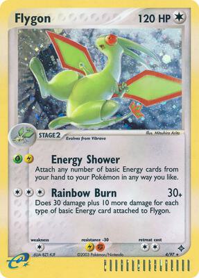 Flygon - 4/97 card from EX Dragon