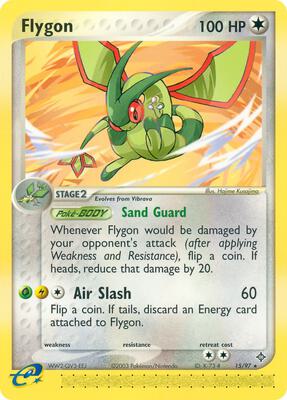 Flygon - 15/97 card from EX Dragon