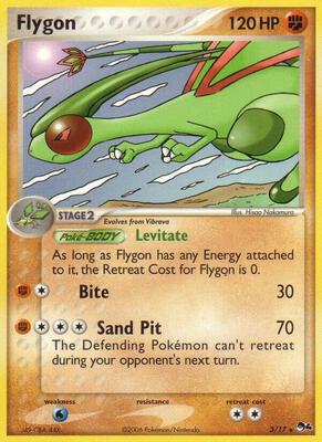 Flygon card from POP Series 4