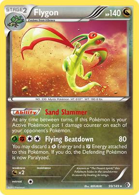 Flygon card from Boundaries Crossed