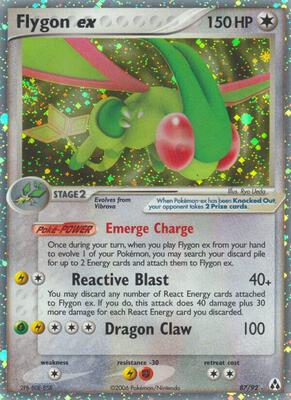 Flygon ex card from EX Legend Maker