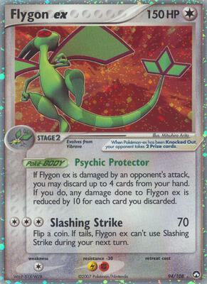 Flygon ex card from EX Power Keepers