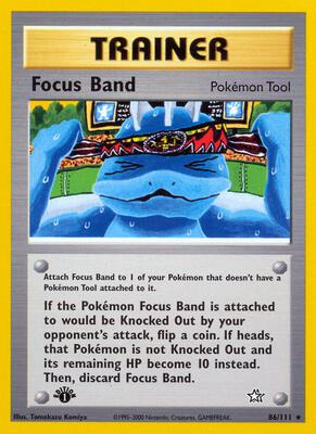 Focus Band card from Neo Genesis