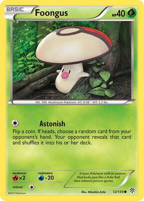 Foongus card from Plasma Storm