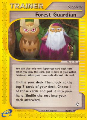 Forest Guardian card from Aquapolis