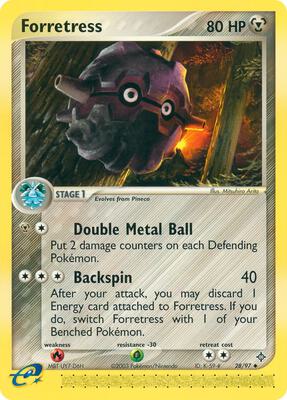 Forretress card from EX Dragon