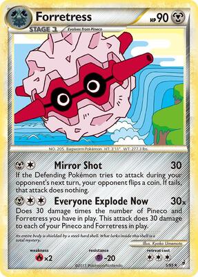 Forretress card from Call of Legends