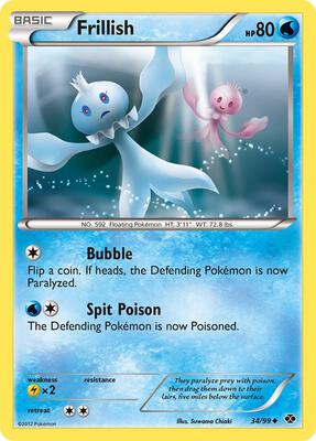 Frillish card from Next Destinies