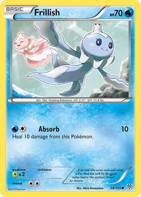 Frillish card from Plasma Storm