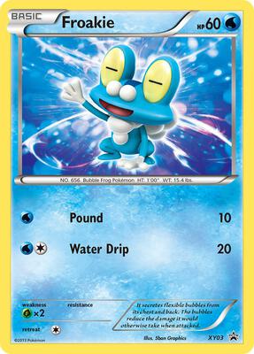Froakie - XY03 card from XY Promos