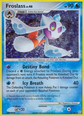 Froslass card from Legends Awakened
