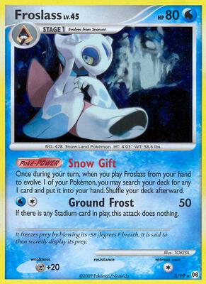 Froslass card from Arceus