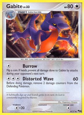 Gabite card from POP Series 9