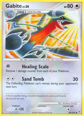 Gabite card from Supreme Victors