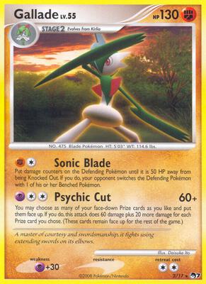 Gallade card from POP Series 7