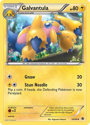Galvantula card from Emerging Powers