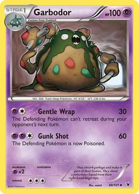 Garbodor card from Noble Victories