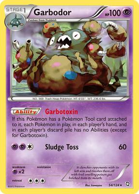 Garbodor card from Dragons Exalted