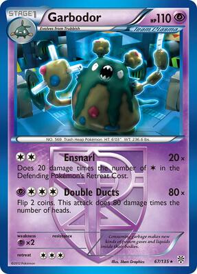 Garbodor (Team Plasma) (67) card from Plasma Storm