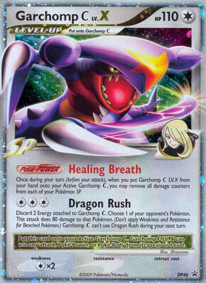 Garchomp C LV.X - DP46 card from Diamond and Pearl Promos