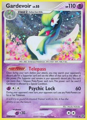 Gardevoir card from Secret Wonders
